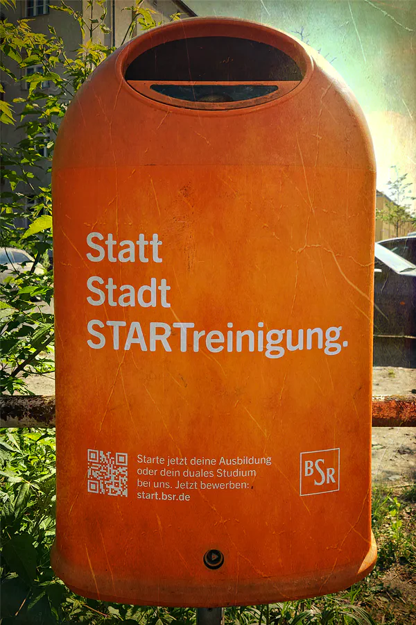 160 | 1900 | bsr – berliner stadtreinigung | statt – stadt – startreinigung. | © carsten riede fotografie