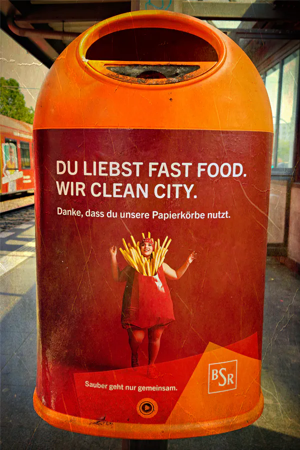 161 | 1900 | bsr – berliner stadtreinigung | du liebst fast food? wir clean city. | © carsten riede fotografie
