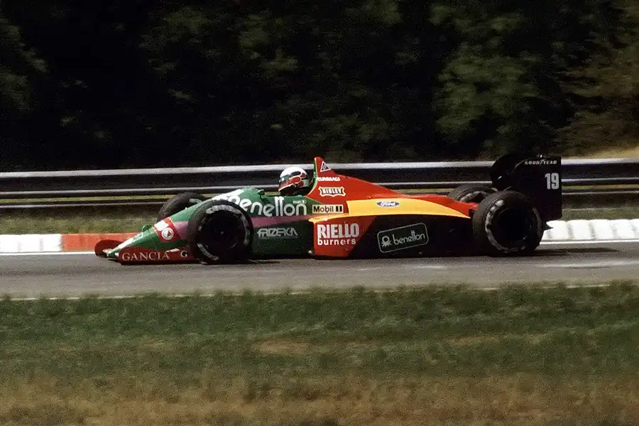 009 | 1987 | Budapest | Benetton-Ford Cosworth B187 | Teo Fabi | © carsten riede fotografie