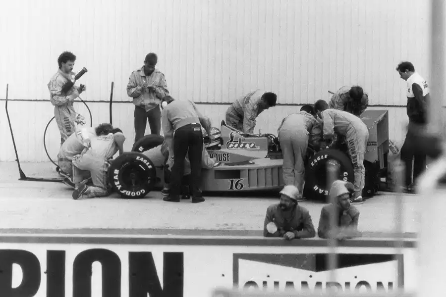 024 | 1987 | Budapest | March-Ford Cosworth 871 | Ivan Capelli | © carsten riede fotografie