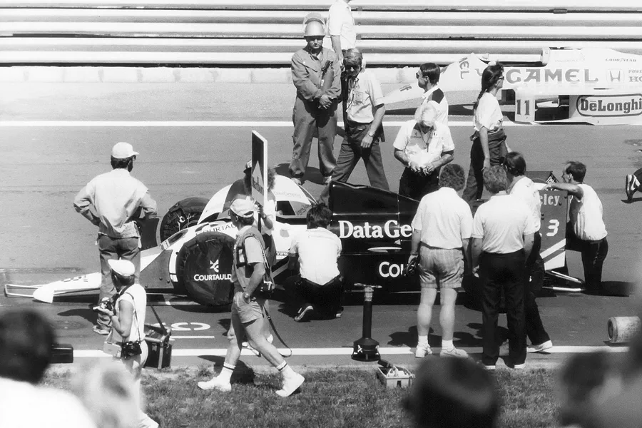 036 | 1987 | Budapest | Tyrrell-Ford Cosworth 016 | Jonathan Palmer | © carsten riede fotografie