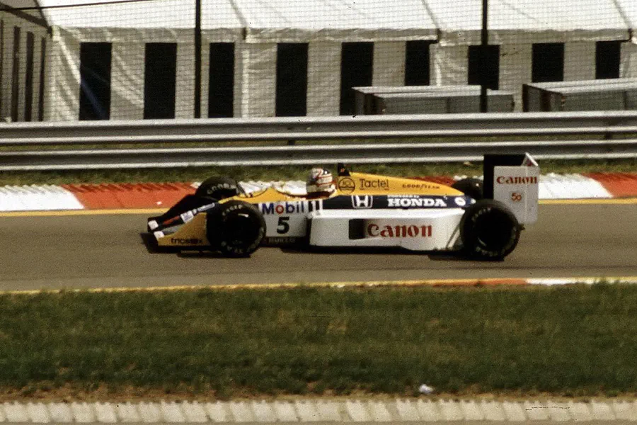 039 | 1987 | Budapest | Williams-Honda FW11B | Nigel Mansell | © carsten riede fotografie