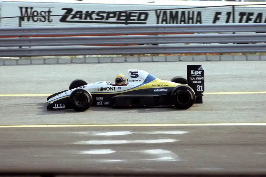 028 | 1989 | Budapest | Coloni-Ford Cosworth C3 | Roberto Moreno | © carsten riede fotografie