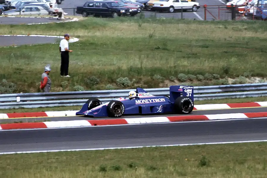 047 | 1989 | Budapest | Onyx-Ford Cosworth ORE1 | Bertrand Gachot | © carsten riede fotografie