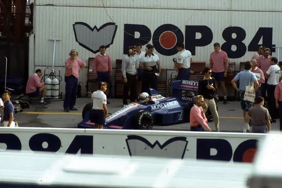 048 | 1989 | Budapest | Onyx-Ford Cosworth ORE1 | Bertrand Gachot | © carsten riede fotografie