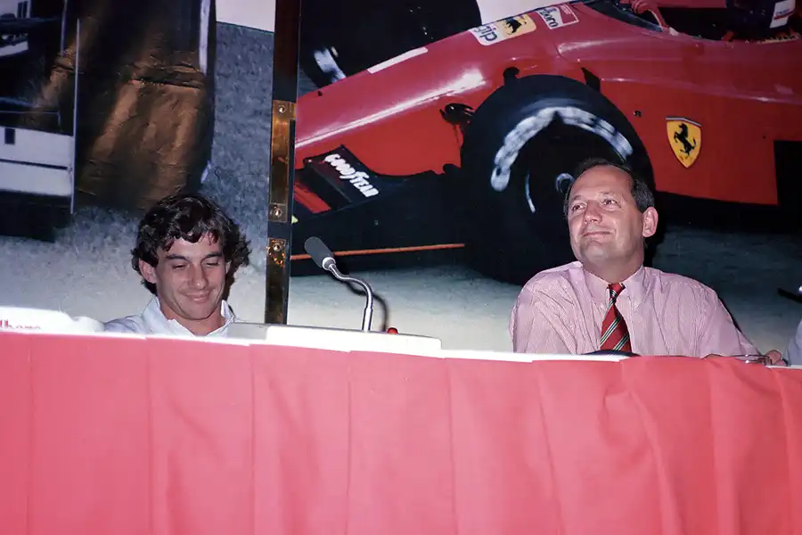 009 | 1990 | Budapest | Ayrton Senna + Ron Dennis | © carsten riede fotografie
