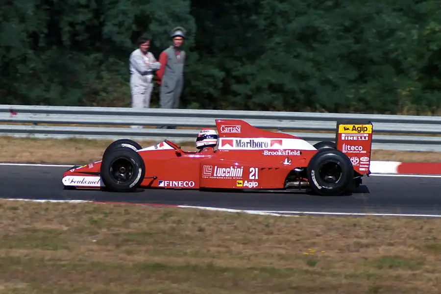 027 | 1990 | Budapest | BMS Dallara-Ford Cosworth 190 | Emanuele Pirro | © carsten riede fotografie
