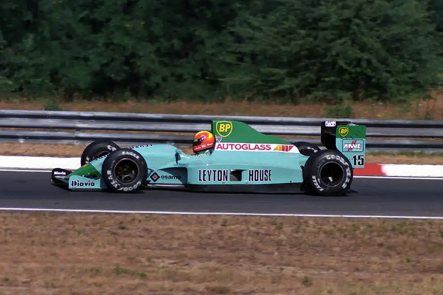 043 | 1990 | Budapest | Leyton House-Judd CG901 | Mauricio Gugelmin | © carsten riede fotografie