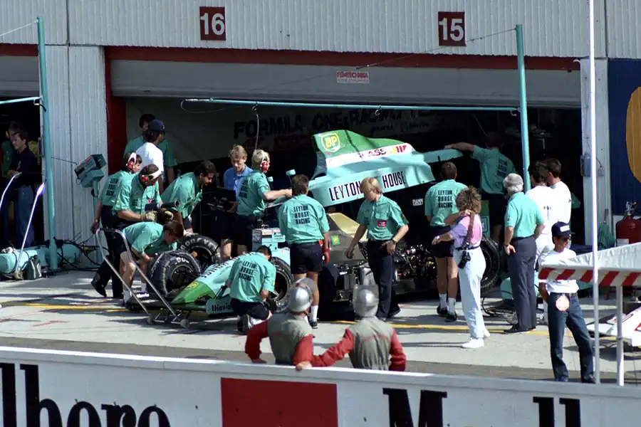 044 | 1990 | Budapest | Leyton House-Judd CG901 | Mauricio Gugelmin | © carsten riede fotografie