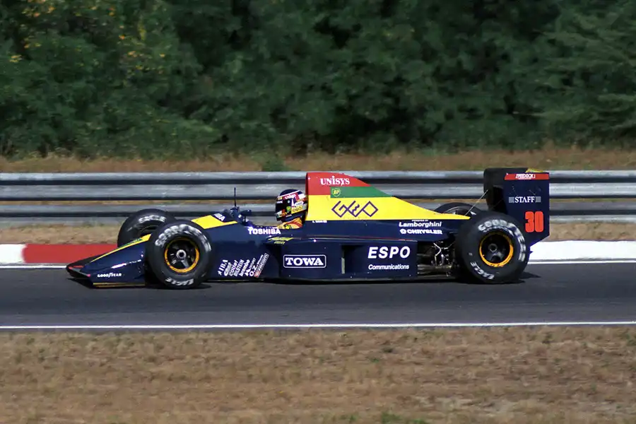 051 | 1990 | Budapest | Lola-Lamborghini L90 | Aguri Suzuki | © carsten riede fotografie
