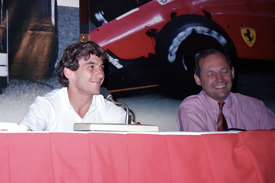 008 | 1990 | Budapest | Ayrton Senna + Ron Dennis | © carsten riede fotografie