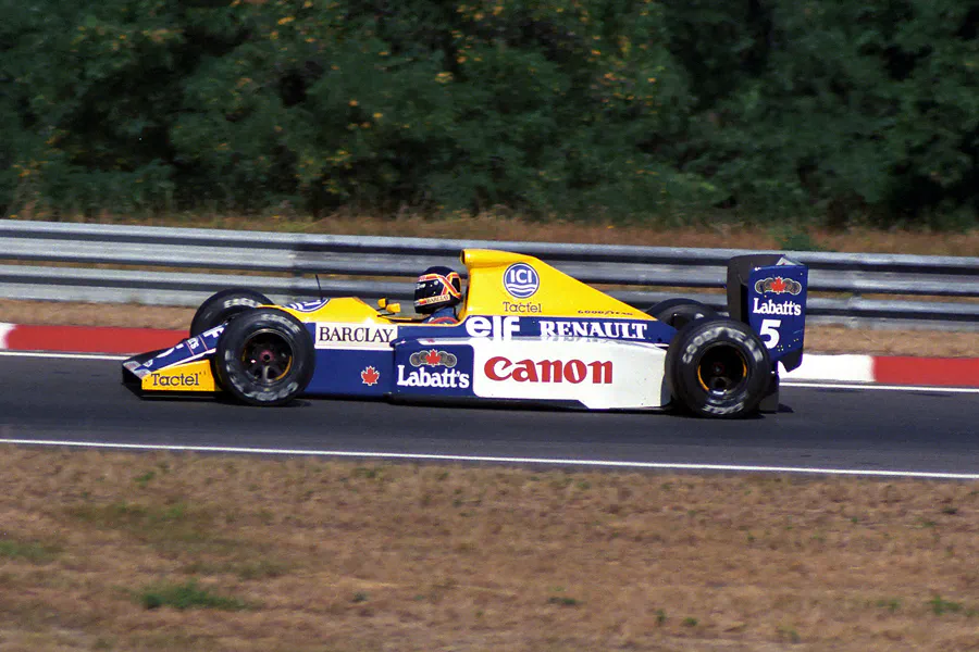 072 | 1990 | Budapest | Williams-Renault FW13B | Thierry Boutsen | © carsten riede fotografie