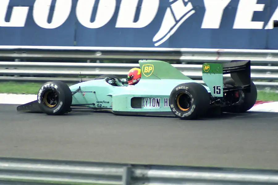 047 | 1991 | Budapest | Leyton House-Ilmor CG911 | Mauricio Gugelmin | © carsten riede fotografie
