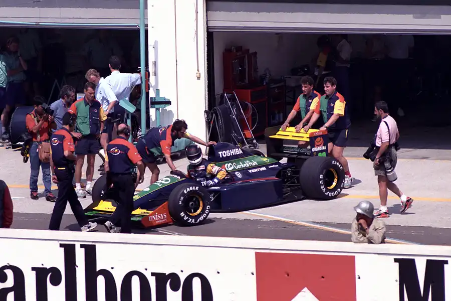 054 | 1991 | Budapest | Lola-Ford Cosworth L91 | Aguri Suzuki | © carsten riede fotografie