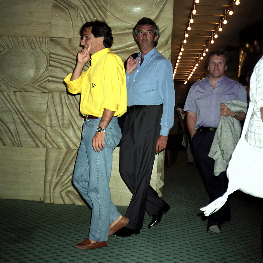 008 | 1991 | Budapest | Nelson Piquet + Flavio Briatore + Tom Walkinshaw | © carsten riede fotografie