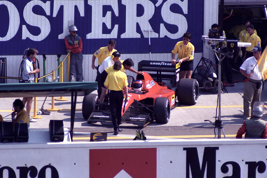 028 | 1991 | Budapest | Ferrari 643 | Jean Alesi | © carsten riede fotografie