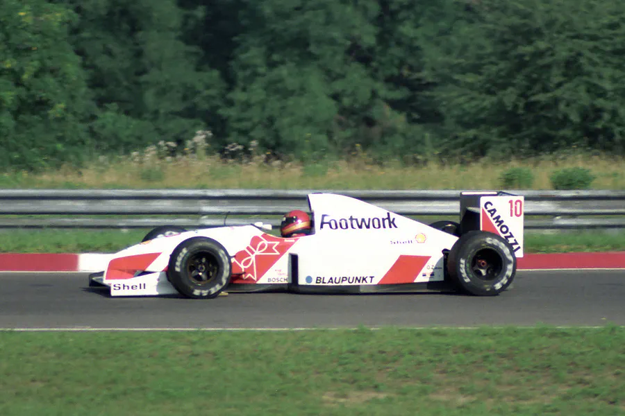 037 | 1991 | Budapest | Footwork-Ford Cosworth FA12 | Alex Caffi | © carsten riede fotografie