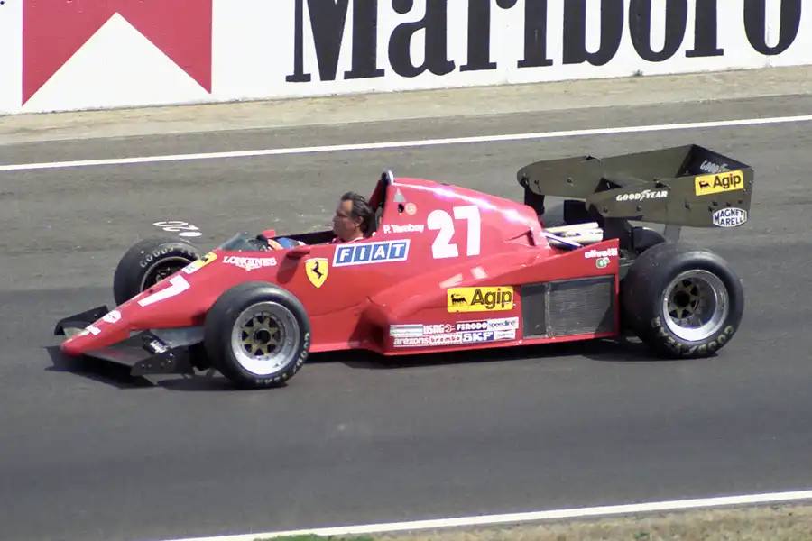 019 | 1992 | Budapest | Ferrari 500th Grand Prix Parade | Ferrari 126C2B | Patrick Tambay | © carsten riede fotografie