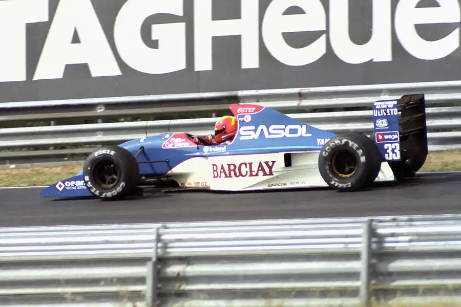 060 | 1992 | Budapest | Jordan-Yamaha 192 | Mauricio Gugelmin | © carsten riede fotografie