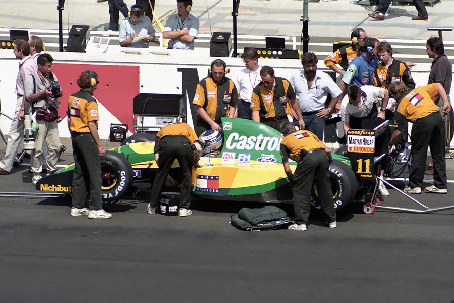 071 | 1992 | Budapest | Lotus-Ford Cosworth 107 | Mika Hakkinen | © carsten riede fotografie