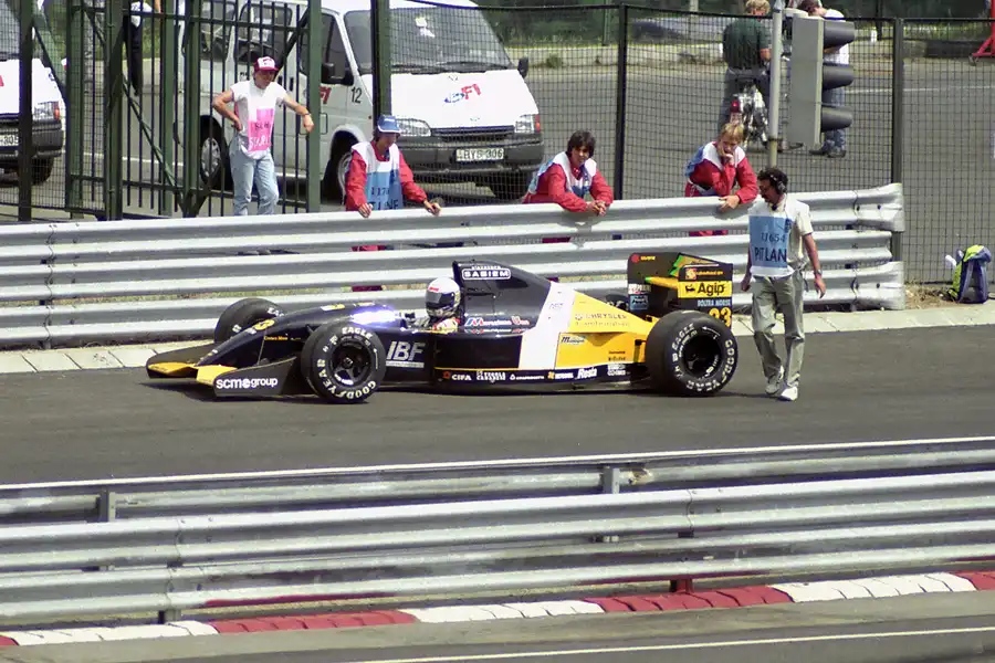 089 | 1992 | Budapest | Minardi-Lamborghini M192 | Alex Zanardi | © carsten riede fotografie