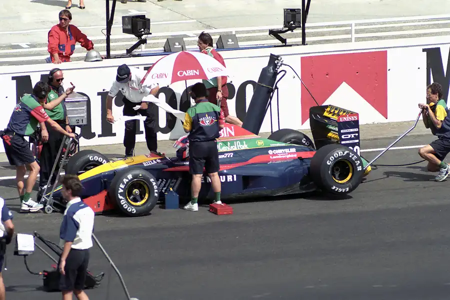 102 | 1992 | Budapest | Venturi-Lamborghini LC92 | Ukyo Katayama | © carsten riede fotografie
