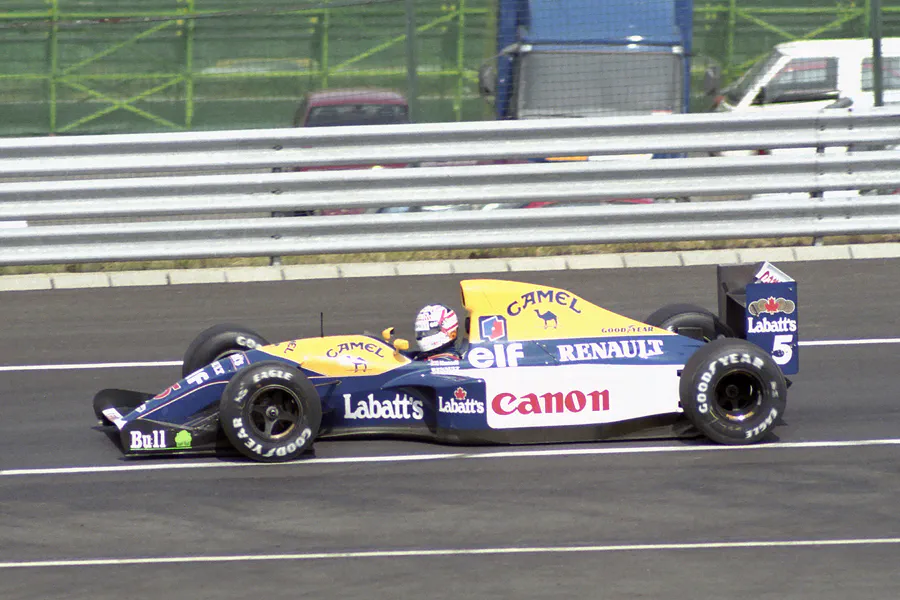 107 | 1992 | Budapest | Williams-Renault FW14B | Nigel Mansell | © carsten riede fotografie
