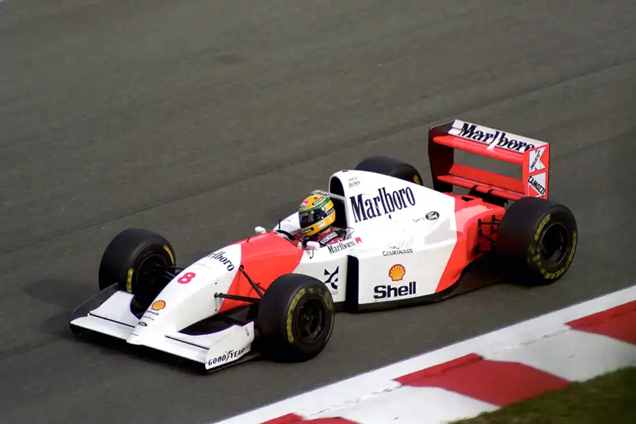 053 | 1993 | Spa-Francorchamps | McLaren-Ford Cosworth MP4/8 | Ayrton Senna | © carsten riede fotografie