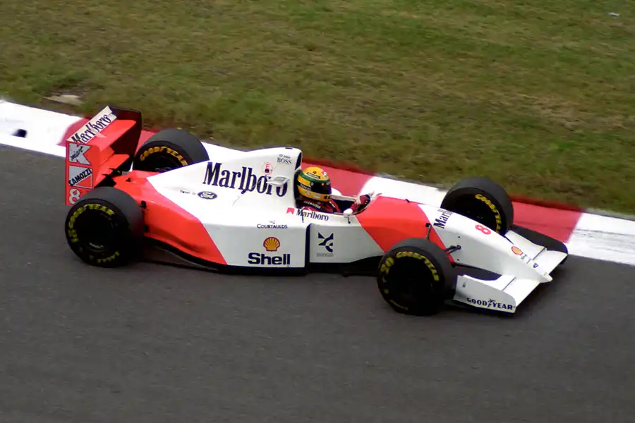 054 | 1993 | Spa-Francorchamps | McLaren-Ford Cosworth MP4/8 | Ayrton Senna | © carsten riede fotografie