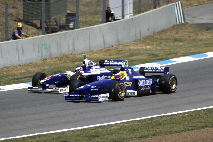 045 | 1997 | Barcelona | Williams-Renault FW19 | Jacques Villeneuve + Prost-Mugen Honda JS45 | Shinji Nakano | © carsten riede fotografie