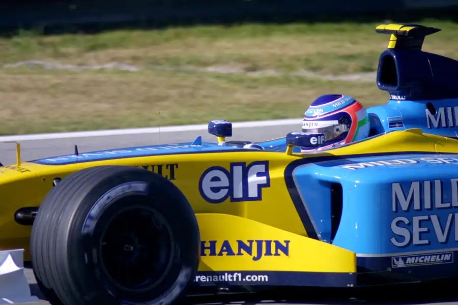 050 | 2003 | Spielberg | Renault R23 | Jarno Trulli | © carsten riede fotografie