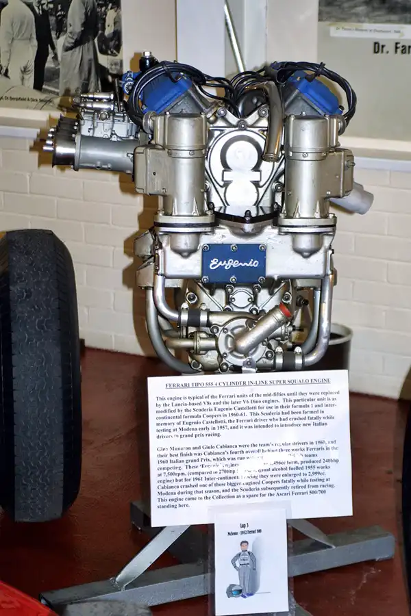 201 | 2003 | Donington | Grand Prix Collection | Ferrari 555 4 Motor (1955-1956) | © carsten riede fotografie