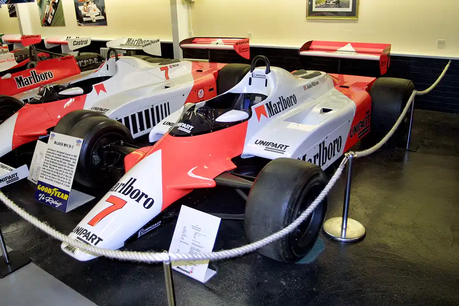 307 | 2003 | Donington | Grand Prix Collection | McLaren-Ford Cosworth MP4/1B-2 (1982) | © carsten riede fotografie