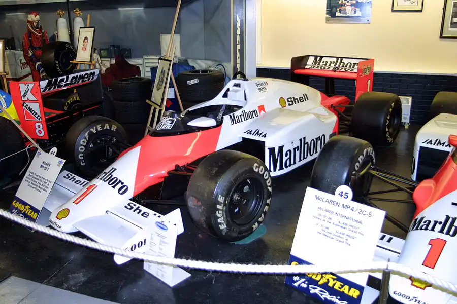 334 | 2003 | Donington | Grand Prix Collection | McLaren-TAG Porsche MP4/2B-5 (1985) | © carsten riede fotografie