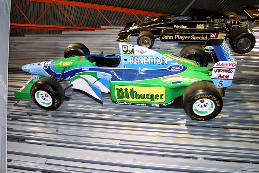 051 | 2003 | Beaulieu | The National Motor Museum | Benetton-Ford Cosworth B193B (1994) | © carsten riede fotografie