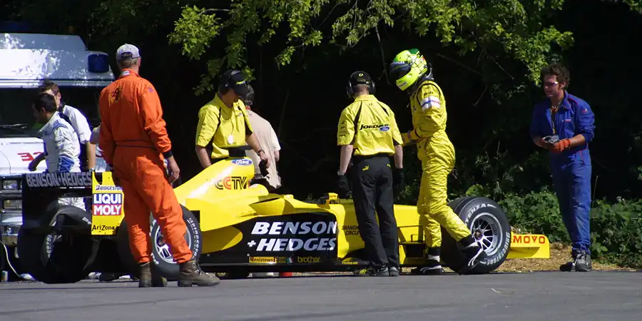 110 | 2003 | Goodwood | Festival Of Speed | Jordan-Ford Cosworth EJ13 (2003) | Ralph Firman | © carsten riede fotografie