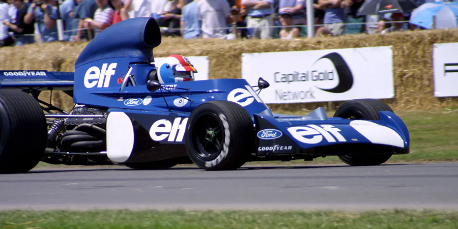 167 | 2003 | Goodwood | Festival Of Speed | Tyrrell-Ford Cosworth 005-006 (1972-1974) | © carsten riede fotografie