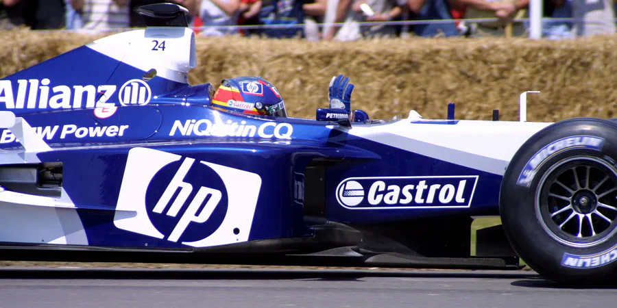 180 | 2003 | Goodwood | Festival Of Speed | Williams-BMW FW24 (2002) | Juan Pablo Montoya | © carsten riede fotografie