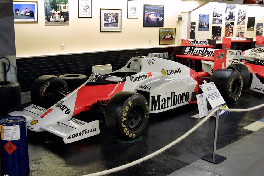 182 | 2004 | Donington | Grand Prix Collection | McLaren-TAG Porsche MP4/2B-5 (1985) | © carsten riede fotografie