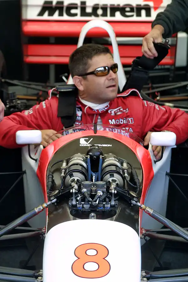 170 | 2004 | Goodwood | Festival Of Speed | McLaren-Ford Cosworth MP4/8 (1993) | Gil De Ferran | © carsten riede fotografie