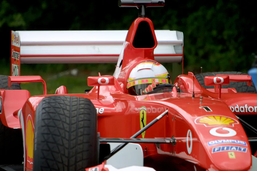 125 | 2004 | Goodwood | Festival Of Speed | Ferrari F2002 (2002-2003) | Luca Badoer | © carsten riede fotografie