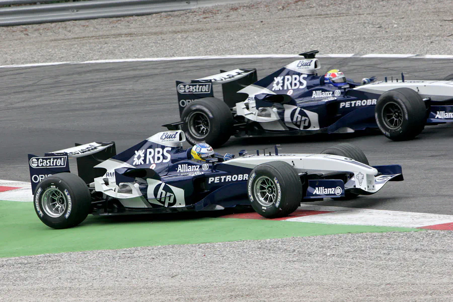 221 | 2005 | Monza | Williams-BMW FW27 | Nick Heidfeld + Williams-BMW FW27 | Mark Webber | © carsten riede fotografie