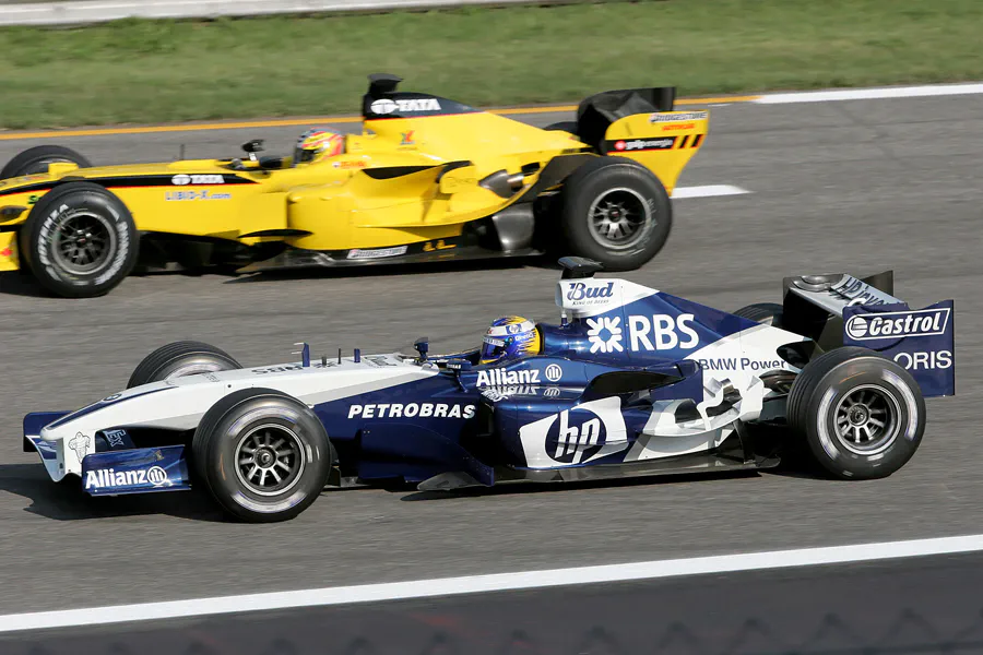 228 | 2005 | Monza | Williams-BMW FW27 | Nico Rosberg + Jordan-Toyota EJ15B | Tiago Monteiro | © carsten riede fotografie