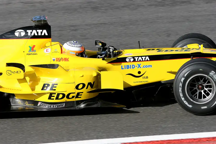 048 | 2005 | Spa-Francorchamps | Jordan-Toyota EJ15B | Narain Karthikeyan | © carsten riede fotografie