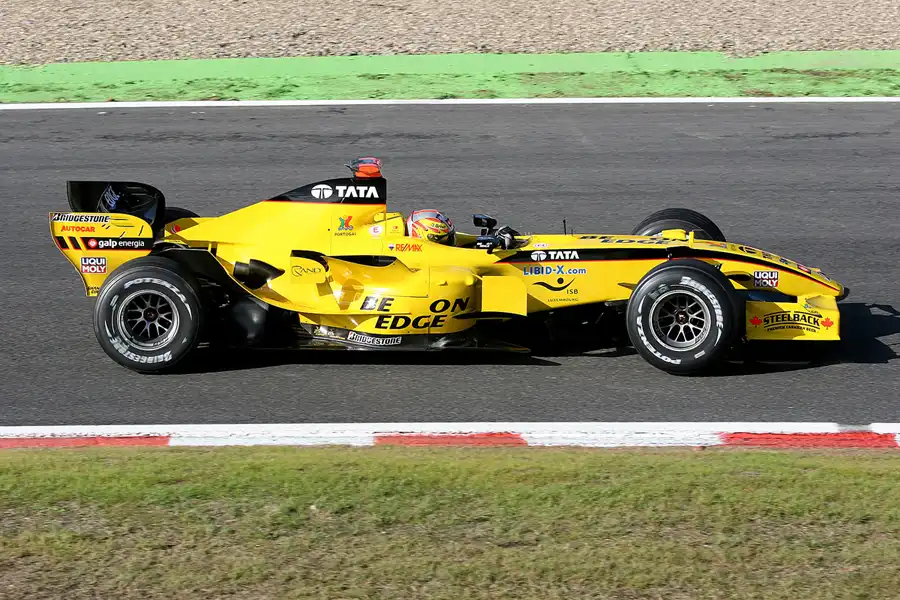 051 | 2005 | Spa-Francorchamps | Jordan-Toyota EJ15B | Tiago Monteiro | © carsten riede fotografie