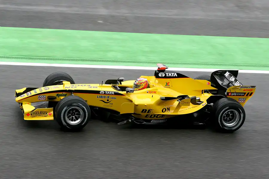 052 | 2005 | Spa-Francorchamps | Jordan-Toyota EJ15B | Tiago Monteiro | © carsten riede fotografie