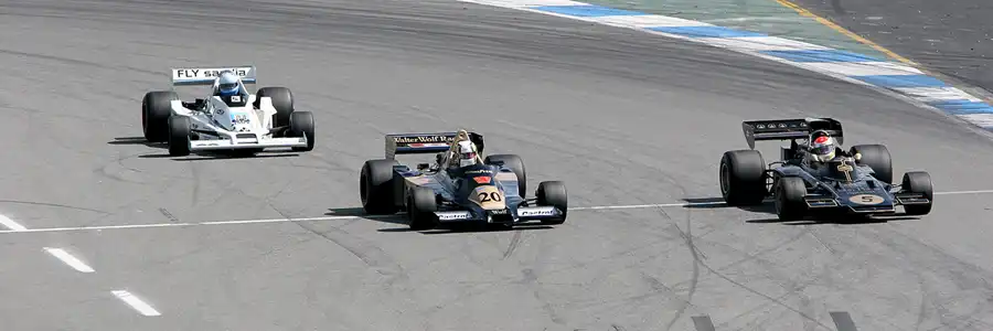 094 | 2006 | Jim Clark Revival Hockenheim | FIA-TGP | Williams-Cosworth FW06 + Wolf-Cosworth WR1-4 + Lotus-Cosworth 72E | © carsten riede fotografie