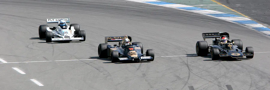 094 | 2006 | Jim Clark Revival Hockenheim | FIA-TGP | Williams-Cosworth FW06 + Wolf-Cosworth WR1-4 + Lotus-Cosworth 72E | © carsten riede fotografie