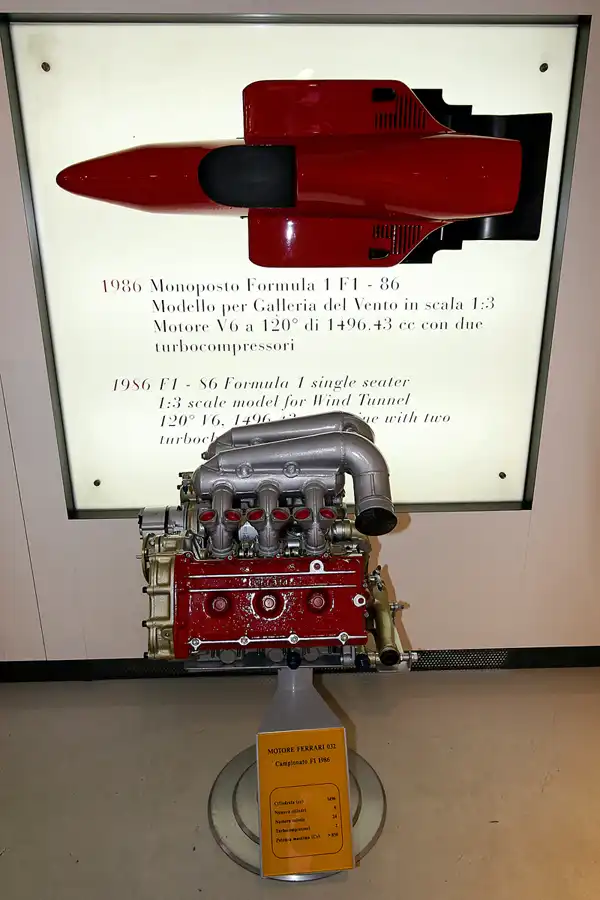 041 | 2006 | Maranello | Galleria Ferrari | Ferrari F1/86 | © carsten riede fotografie