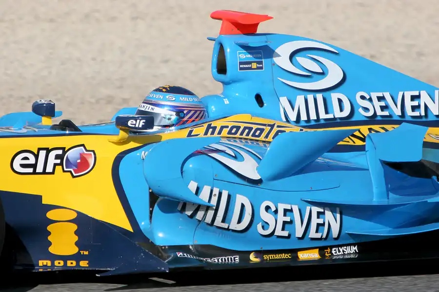 086 | 2006 | Barcelona | Renault R26 Hybrid | Heikki Kovalainen | © carsten riede fotografie